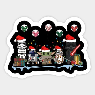 Galactic Christmas Party – Star Wars Holiday Crew Tee Sticker